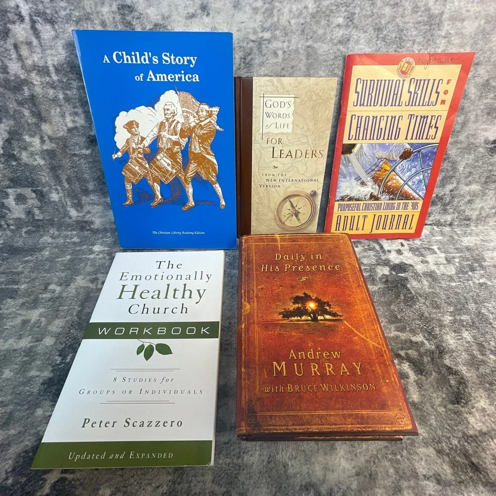 Christian Leadership Lot Scazzero Emotionally Healthy Church Andrew Murray 5pk